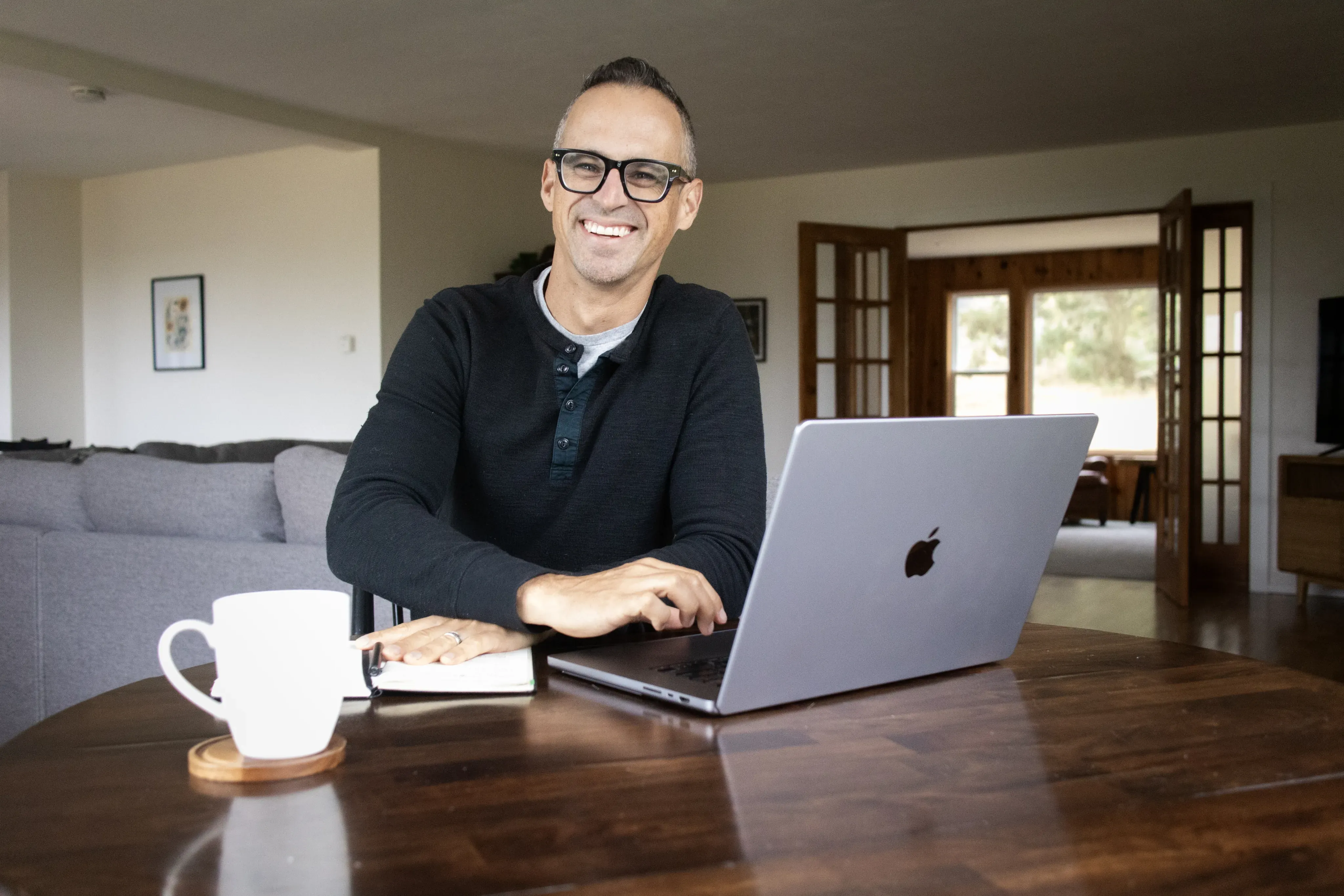 Dan Cumberland working