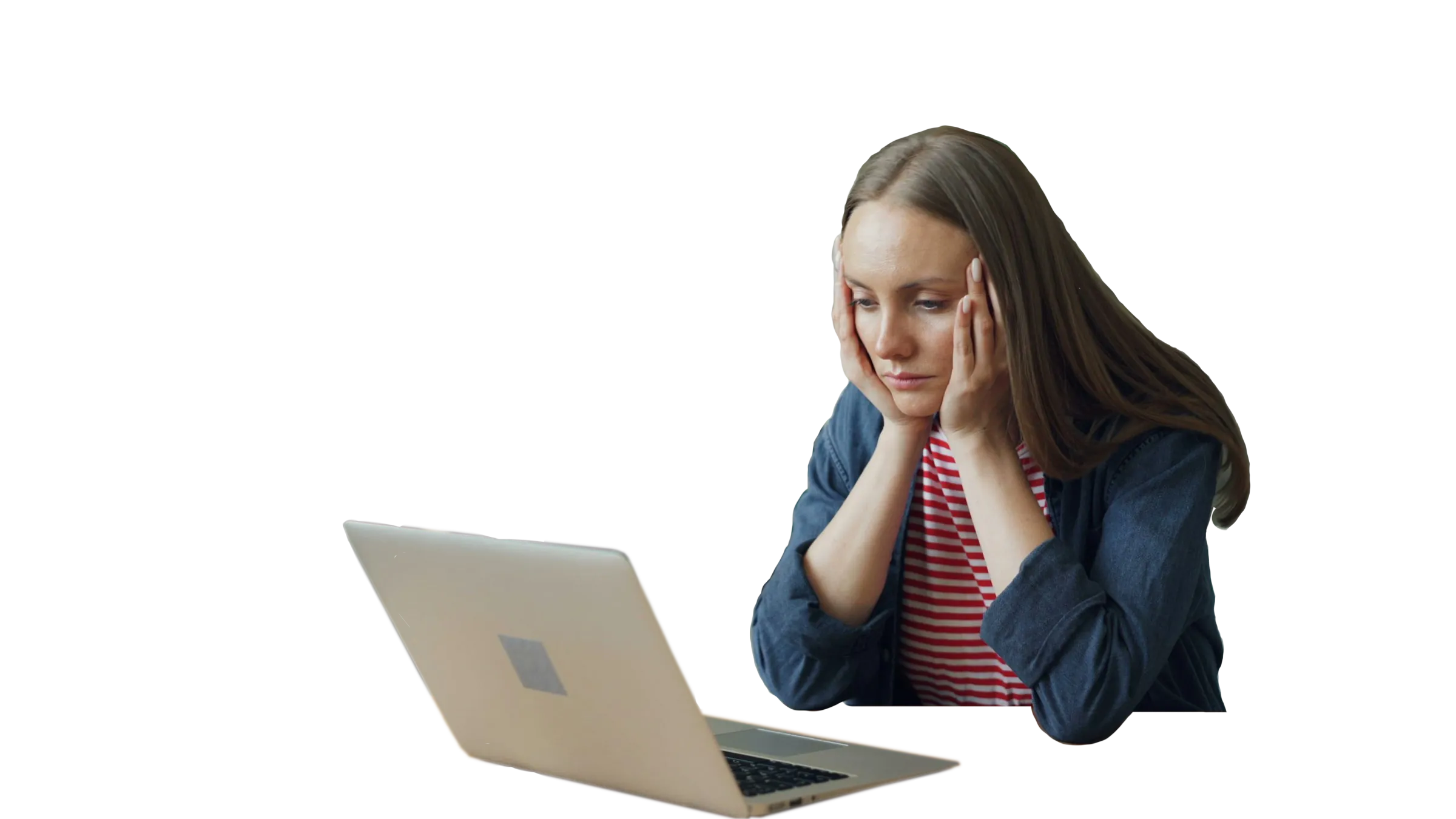 Person overwhelmed by AI tools